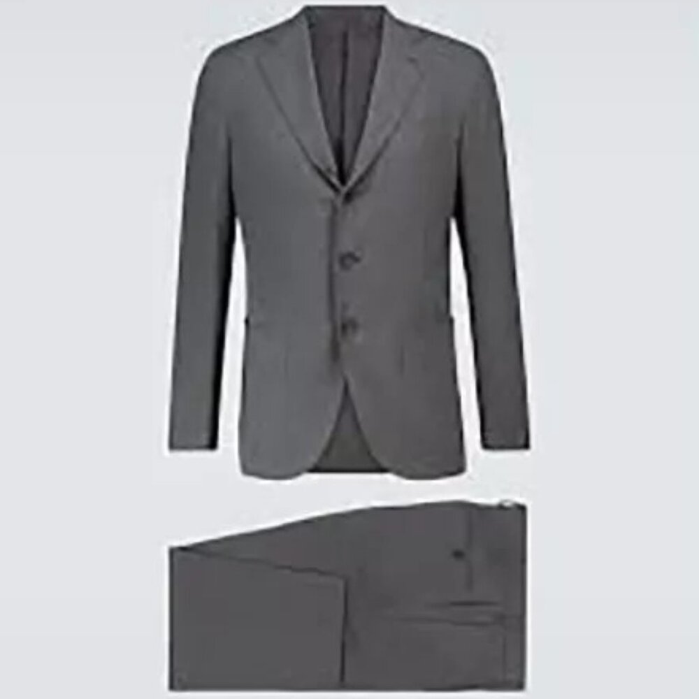 New  CARUSO aida slim-fit wool suit Made in Italy Size 56/6R